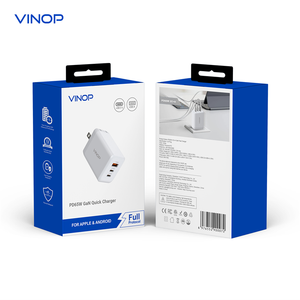 Süper hızlı 65W GaN şarj <span class=keywords><strong>3</strong></span>-Port USB 2C + akıllı QC PD 45W çıkış gücü ile bir duvar şarj Laptop notebook için özel - Product Image 6