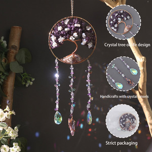 Fabrika Outlet daire otel dekorasyon ametist ağacı hayat güneş Catcher özelleştirilebilir el sanatları - Product Image 4
