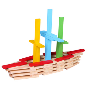 High Quality Popular DIY Wooden Building Blocks Colored Master Building Toys for Children Featuring Anime Characters - Product Image 2