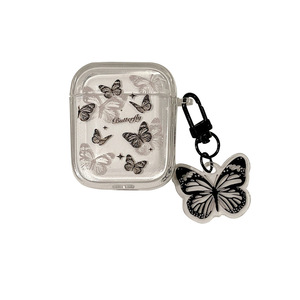 <span class=keywords><strong>2025</strong></span> Mới Phim Hoạt Hình Màu Đen Bướm Mặt Dây Chuyền TPU Airpods Trường Hợp Không Dây <span class=keywords><strong>Bluetooth</strong></span> Silicone Mềm Trường Hợp Đối Với Airpod Pro 1 2 3 4 Bìa - Product Image 6