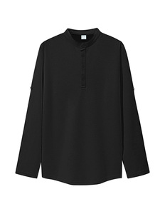 <span class=keywords><strong>Polo</strong></span> da Uomo a Maniche Lunghe per Abbigliamento Casual Estivo con Bottoni Stile Lacoste e Design a Rete Traspirante - Product Image 5