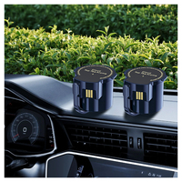 Diffuseur d'huiles essentielles portable avec brume chaude et technologie sans eau-Diffusion avancée pour l'aromathérapie à la maison, voiture et hôtel