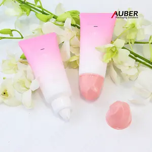 100ml Empty Lotion Cream Container Luxury Plastic Tubes Skincare Packaging Cosmetic Hand Cream Customized Size Auber Packaging