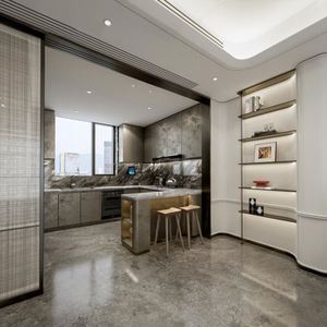 Conception de cuisine moderne, salon, meubles de cuisine, armoires, personnalisation haut de gamme avec fabricant de quincaillerie robuste - Product Image 1