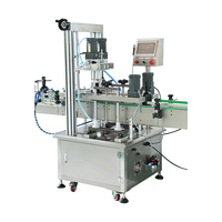 Ligne de remplissage et de bouchage automatique BANMO à double buse avec pompe magnétique pour liquides visqueux, 10-2000 ml