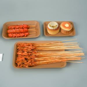 Récipient en papier alimentaire jetable à usage unique avec plateau à vaisselle plateaux alimentaires en papier assiette pour salle à manger voiture rue fast food snack - Product Image 3