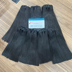 Produit chaud Machine à cheveux à trame droite en os Extensions de cheveux à double trame Cheveux vierges de vendeurs Aucun enchevêtrement Pas mélangé - Product Image 6