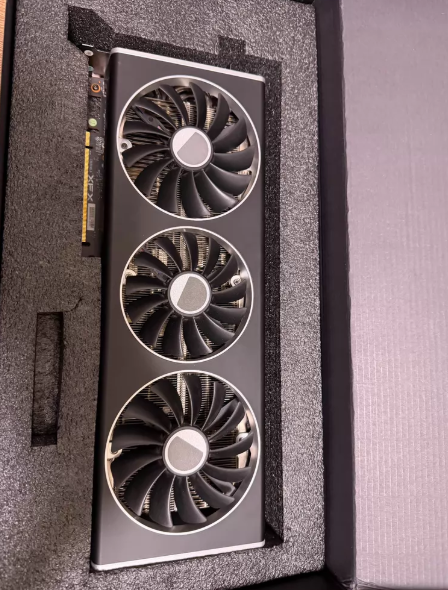 WORKING WELL RX 7800XT 16GB Gaming Desktop GPU Used PCI Express Interface DVI RX 7800XT Graphics Card Fan