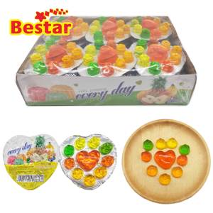 Jelly Cute Rose <strong>Flower</strong> Heart Jelly Fruit Flavor Multi Colors Candy and <strong>Sweets</strong> - Product Image 4
