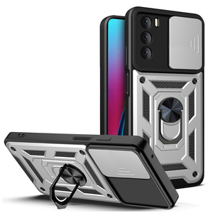 Couvercle d'objectif de caméra coulissant intégré porte-anneau de doigt béquille étuis de téléphone portable pour Motorola G STYLUS 5G <span class=keywords><strong>2023</strong></span> - Product Image 3