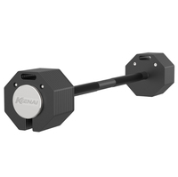 Barra Octa SZ Ajustable de 10 kg y Barra Recta de Ajuste Rápido de 7 kg para Levantadores Profesionales