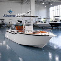 Bateau de pêche à console centrale de 18 pieds en aluminium, 6 places, 150 CV, avec T-Top, bac à poissons vivants et porte-cannes, idéal pour la pêche en baie, en fonds peu profonds et la pêche sportive côtière.