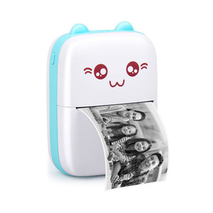 Impresora térmica móvil de etiquetas portátil, Impresora inalámbrica de fotos estacionaria para oficina escolar, Mini impresora térmica de bolsillo - Product Image 5