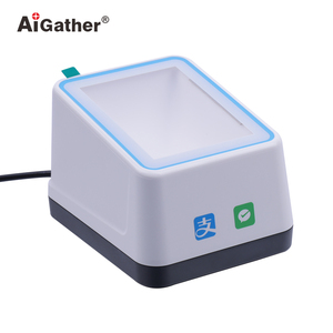 Aigather A-600M rảnh tay có dây 2D USB QR Máy tính để bàn Máy quét mã vạch Thanh toán QR Hộp âm thanh cho siêu thị thanh toán màn hình di động - Product Image 5