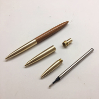 Projet fait à la main bricolage artisanat Kits de stylo plume de tournage sur bois Kits de stylo en métal bricolage faisant des pièces CNC tour Kits de fabrication de stylo à rouleau en bois