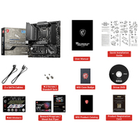La carte mère MSI MAG B560M MORTAR d'occasion prend en charge les processeurs Intel Core, Pentium Gold et Celeron de 10e et 11e générations