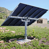 Controlador de seguimiento solar hecho en fábrica profesional Sistema de seguimiento solar de un solo poste Sistema de seguimiento solar de un solo eje