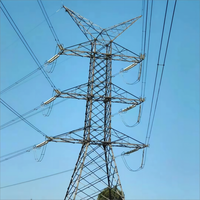 Tour électrique en acier de haute qualité personnalisée 110KV Tour de ligne électrique galvanisée