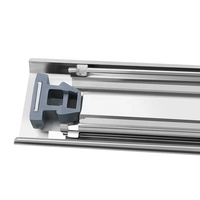HVPAL Glissière à roulement à billes à 3 sections en acier inoxydable pour armoire à outils, charge de 115kg