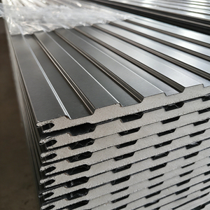 Panel <span class=keywords><strong>de</strong></span> Pared Sándwich <span class=keywords><strong>de</strong></span> PU Ignífugo e Impermeable <span class=keywords><strong>de</strong></span> 16 mm, <span class=keywords><strong>Espuma</strong></span> <span class=keywords><strong>de</strong></span> Poliuretano Ligera para Decoración <span class=keywords><strong>de</strong></span> Paredes Exteriores Prefabricadas - Product Image 5