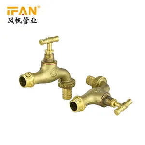 IFAN Factory Supplier High Pressure Brass Faucet Kitchen Water Control Brass Bibcock Brass Bibcock Tap