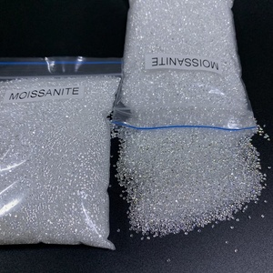 Nhà máy bán đá quý các nhà sản xuất bán buôn vvs cận chiến kích thước nhỏ Kim Cương Đá rực rỡ cắt tự nhiên màu trắng lỏng moissanite - Product Image 5