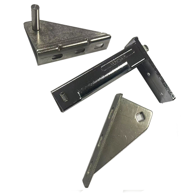 Galvanization Cold Storage Room Spring Transparent Glass Door Hinges 90 Degree Positioning Self Closing Hinges