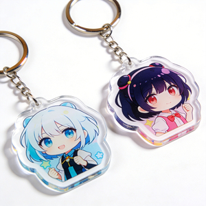 Custom Plastic <strong>Key</strong> <strong>Chain</strong> Make Your Own Design Acrylic Keychain Wholesale Custom Printed Epoxy Cartoon Acrylic Keyring Keychain - Product Image 2