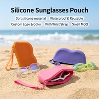 Sac de rangement de voyage multi-usage avec fermeture éclair, pochette étanche à fermeture éclair, pochette de rangement pour lunettes, sac d'accessoires de sport, support OEM ODM
