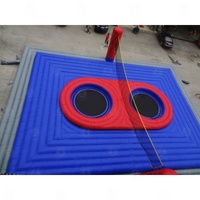 Jeu de sport de plage personnalisé avec souffleur d'air terrain de volley-ball gonflable à vendre