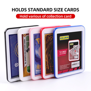 Porta Tarjetas Kejea Multicolor con Borde, Alta Transparencia con Película Protectora para Tarjetas Coleccionables Deportivas de Tamaño Estándar - Product Image 2