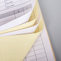 Carnet de factures autocopiantes NCR personnalisé, reçu de vente duplicata, modèle personnalisé, reçu professionnel pour petites entreprises et vente en gros