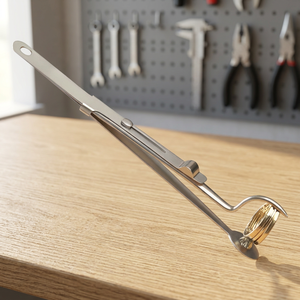 Pince à soudure professionnelle en acier inoxydable pour bijoux, outils de fabrication de bijoux à verrouillage croisé, pince conique pour sertissage de pierres baguette, DIY - Product Image 3