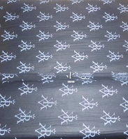 Papier de soie pour vêtements noir imprimé personnalisé avec logo noir