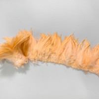 Plumes de coq multicolores teintes de 6-7 pouces, enfilées, pour carnaval, attrape-rêves, montage de mouches, bijoux, chapeaux, costumes, bricolage, mariage