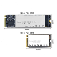 Disque SSD M.2 2280 pour ordinateur portable, disque dur à semi-conducteurs 256 Go, 512 Go, 1 To, M.2 2280 PCIe 3.0, compatible PCIe pour ordinateur portable, mini PC, ordinateur