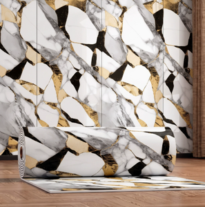Wall <b>Tiles</b> Sticker Waterproof <b>Self</b> <b>Adhesive</b> PVC Wall Cover Roll For Kitchen Room - Product Image 4