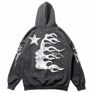<span class=keywords><strong>Hoodie</strong></span> Streetwear Hitam Tebal Custom dengan Grafis Cetak Penuh yang Dipersonalisasi, <span class=keywords><strong>Hoodie</strong></span> Stylish - Product Image 1
