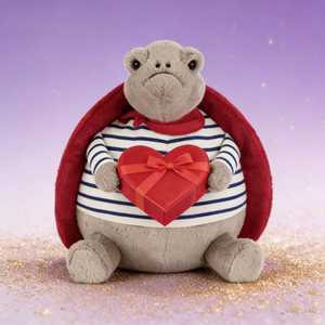 Nouvelle Peluche Tortue Saint-Valentin : Adorable Tortue Romantique Timmy en Peluche, 11-30cm, pour Enfants de 7-14 Ans - Product Image 4