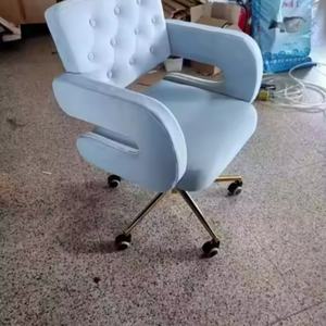 Luxury Work Rolling Barber Stylist Chair With Attached Wheels Rolling Spa Facial Salon Beautician <b>Stool</b> <b>Seat</b> Chair - Product Image 3