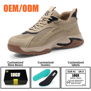 Chaussures de sécurité GUYISA d'été respirantes, anti-écrasement, anti-perforation, à embout d'acier, confortables pour les loisirs en extérieur, vente en gros - Product Image 3