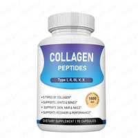 Collagène Multi-Peptides Premium, Complexe de Protéines de Collagène, Capsules de Collagène, Complexe de Collagène pour Cheveux, Peau et Ongles