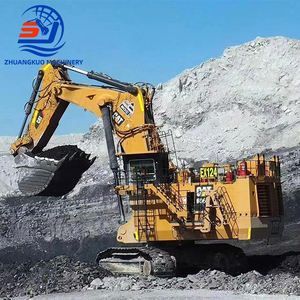 Buen estado Japón Original Bajo consumo de combustible Caterpillar 6060 Excavadora usada <span class=keywords><strong>600</strong></span> Toneladas Excavadora grande sobre orugas - Product Image 1