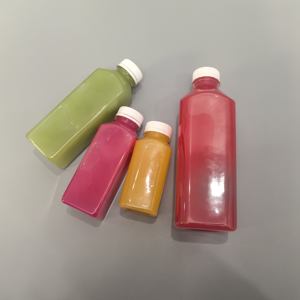 250ml 8oz Clear Disposable <strong>Plastic</strong> Juice <strong>Bottles</strong> with White Cap for Making Juice <strong>Milk</strong> Smoothies - Product Image 5