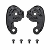 Plaque de base de visière de casque de remplacement, paire gauche et droite avec 4 vis pour IS-17 FG-17 FG-ST RPHA 10 C70
