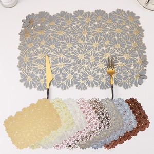 OEM ODM Washable Heat Resistant Non slip and Antifouling PVC <b>Placemat</b> <b>Table</b> Mats-easy to Decor - Product Image 1