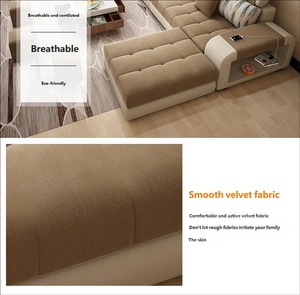 Bestseller Recommendation Comfortable Eco Friendly Removable and Washable Multifunctional U Shaped Combination <strong>Sofa</strong> - Product Image 2