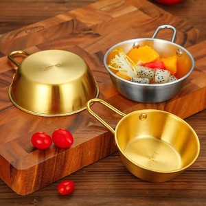 <span class=keywords><strong>Bol</strong></span> à tremper pour marmite dorée de luxe Tasse à sauce alimentaire avec logo personnalisé <span class=keywords><strong>Bol</strong></span> à tremper pour le vin de riz coréen avec poignée - Product Image 6