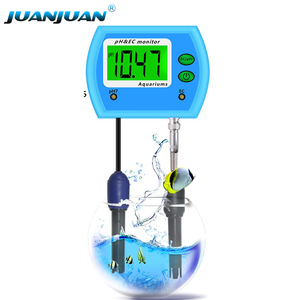 จอภาพคุณภาพน้ำหลายพารามิเตอร์แบบมืออาชีพออนไลน์2 In 1 PH EC Meter Acidometer สำหรับพิพิธภัณฑ์สัตว์น้ำ