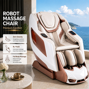 GUOHENG Modern Luxury <b>Zero</b> <b>Gravity</b> Shiatsu Heating Full Body Massage <b>Chair</b> - Product Image 1
